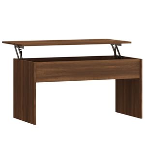 vidaXL Mesa de centro madera ingenier&iacute;a marr&oacute;n roble 102x50,5x52,5 cm