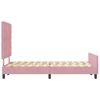 vidaXL Cama tipo Box Spring con cabecera Rosa 120 x 200 cm Terciopelo