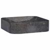 vidaXL Lavabo m&aacute;rmol negro 40x40x10 cm