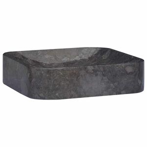 vidaXL Lavabo m&aacute;rmol negro 40x40x10 cm