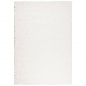 vidaXL Alfombra peluda de pelo largo moderna PAMPLONA crema 120x170 cm