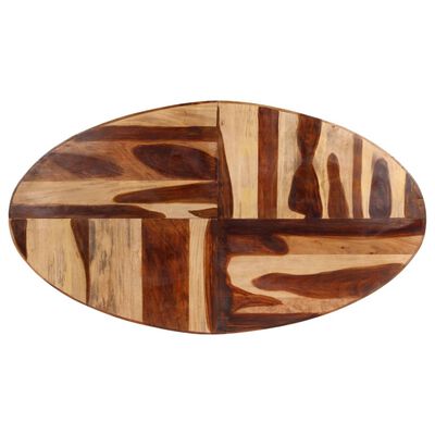 vidaXL Mesa de comedor madera acacia con acabado sheesham 160x90x75 cm