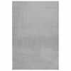 vidaXL Alfombra de pelo corto esponjoso suave lavable gris 160x230 cm