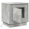 vidaXL Armario de Noche Gris Concreto 44 x 34,5 x 45 cm