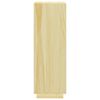 vidaXL Estantería/divisor de espacios madera maciza pino 40x35x103 cm