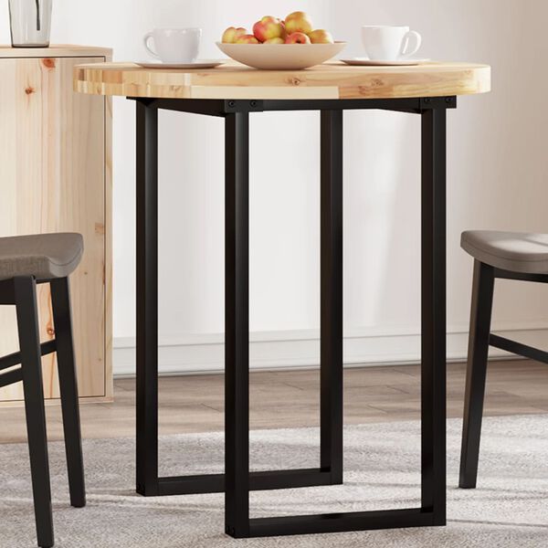 vidaXL Tablero de mesa redondo madera maciza de acacia &Oslash;70x4 cm