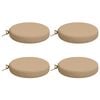 vidaXL Cojines de Asiento de 4 Piezas SOEST 4 uds. 100% Poli&eacute;ster