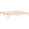 vidaXL Estructura de cama sin colch&oacute;n madera maciza de pino 200x200 cm