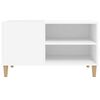 vidaXL Mueble para discos madera contrachapada blanco 84,5x38x48 cm