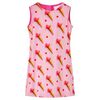vidaXL Vestido infantil rosa brillante 104