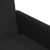vidaXL Sillas de comedor 2 pcs Negro 57 x 67 x 95 cm tela