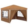 vidaXL Carpa Plegable para Fiestas Beige 288 x 288 x 245 cm