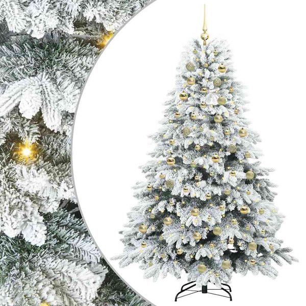 vidaXL &Aacute;rbol de Navidad artificial con 300 LED 180 cm PE y PVC