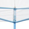 vidaXL Carpa de fiestas plegable paredes laterales acero blanco 3x6 m