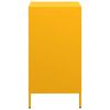 vidaXL Aparador acero laminado en fr&iacute;o amarillo mostaza 35x39x73,5 cm