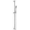 vidaXL Conjunto de Sistema de Ducha Cromado 100 cm Acero inoxidable
