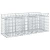 vidaXL Cama elevada de gavi&oacute;n 150 x 50 x 60 cm Acero Galvanizado