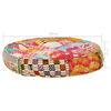 vidaXL Puf tela patchwork 100x20 cm
