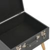 vidaXL Taburetes de almacenamiento 3 piezas gris oscuro de tela