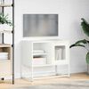 vidaXL Mueble para TV de acero blanco 68x39x60,5 cm