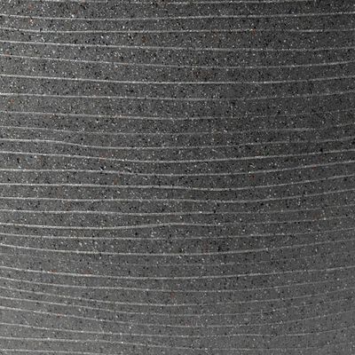 Capi Macetero con forma cónica Arc Granite bajo gris antracita 34x25cm