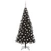 vidaXL &Aacute;rbol de Navidad con 300 LED con soporte Negro 210 cm PVC