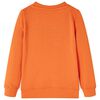 Sudadera infantil naranja oscuro 116