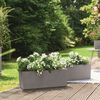 LECHUZA Jardinera BALCONERA Stone 80 ALL-IN-ONE gris
