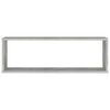 vidaXL Estante de pared 6 uds contrachapado gris hormig&oacute;n 80x15x26,5cm