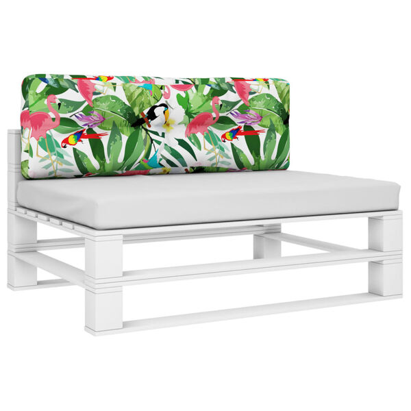 vidaXL Coj&iacute;n para sof&aacute; de palets tela multicolor 120x40x12 cm