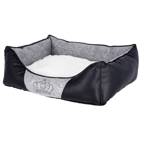 Kerbl Cama para perros Chiara 55x45 cm gris y negro 80361
