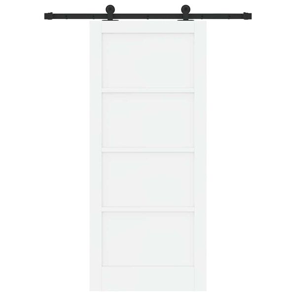 vidaXL Puerta Corredera ORKDAL 86 x 198,5 cm Madera de pino macizo