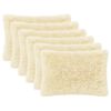 vidaXL Funda de almohada 6 pcs HEERLEN Crema 50 x 70 cm Fleece PV