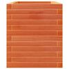 vidaXL Jardinera madera maciza de pino marr&oacute;n cera 70x40x49,5 cm