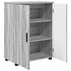 vidaXL Gabinete de Ba&ntilde;o con almacenamiento Gris Sonoma 60 x 35 x 80 cm