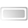 vidaXL Espejo de ba&ntilde;o LED Transparente 40 x 20 cm vidrio templado