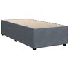 vidaXL Cama box spring con colchón terciopelo gris oscuro 80x200 cm