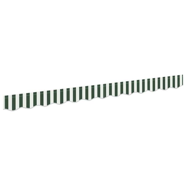 vidaXL Valance de toldo Verde y 580 x 20 cm Lona