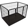 FLAMINGO Perrera Kazan M negra 109x72x72 cm