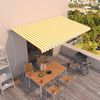 vidaXL Toldo retr&aacute;ctil autom&aacute;tico amarillo y blanco 500x300 cm