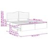 vidaXL Estructura de cama Roble Sonoma 180 x 200 cm Madera Ingenieril