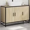 vidaXL Mueble de lavabo de ba&ntilde;o roble Sonoma 90x33x60 cm madera de ingenier&iacute;a