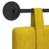 vidaXL Cabecera Colgante Amarillo 210 x 55 x 5 cm Terciopelo
