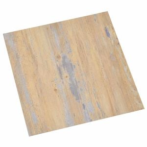 vidaXL Tablones de suelo autoadhesivos Marr&oacute;n y gris 30,5 x 30,5 cm