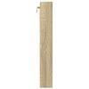 vidaXL Vitrina de madera de ingenier&iacute;a roble Sonoma 80x8,5x58 cm