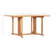 vidaXL Set de comedor de jard&iacute;n plegable 7 piezas madera maciza teca