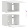 vidaXL Conjunto de mueble para TV de pared 4 pcs brillante