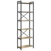 vidaXL Estante de libros 60 x 30 x 189,5 cm Madera de ingenier&iacute;a