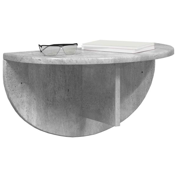 vidaXL Estante de pared Gris Concreto 48 x 24 x 24 cm