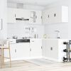vidaXL Mueble de cocina Porto blanco 11 piezas madera contrachapada